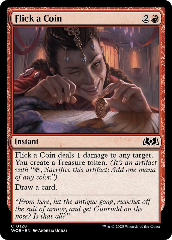 Flick a Coin (128) [Wilds of Eldraine]