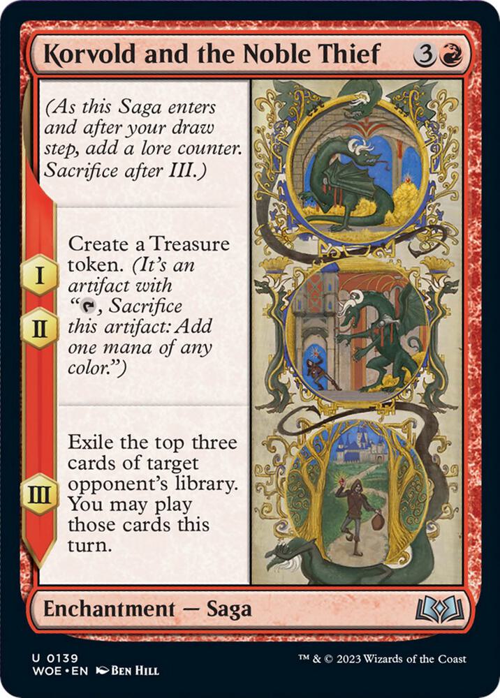 Korvold and the Noble Thief (139) [Wilds of Eldraine]