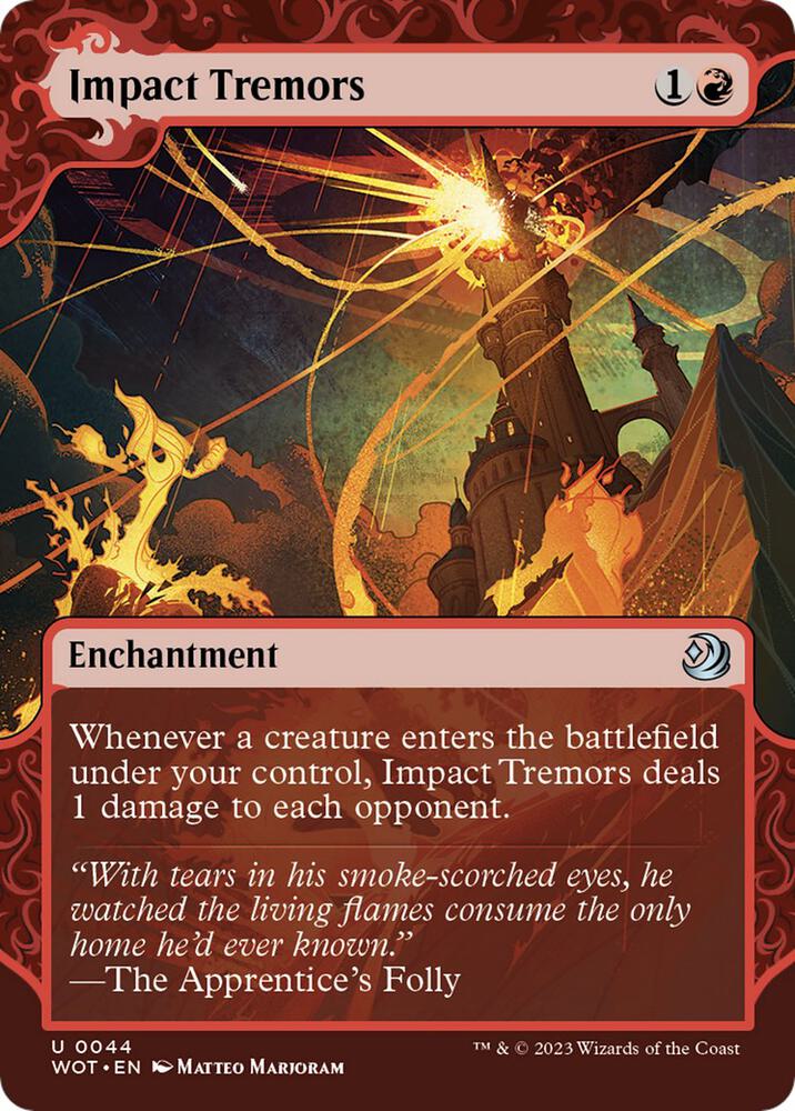 Impact Tremors (44) [Wilds of Eldraine: Enchanting Tales] [Showcase, Borderless]