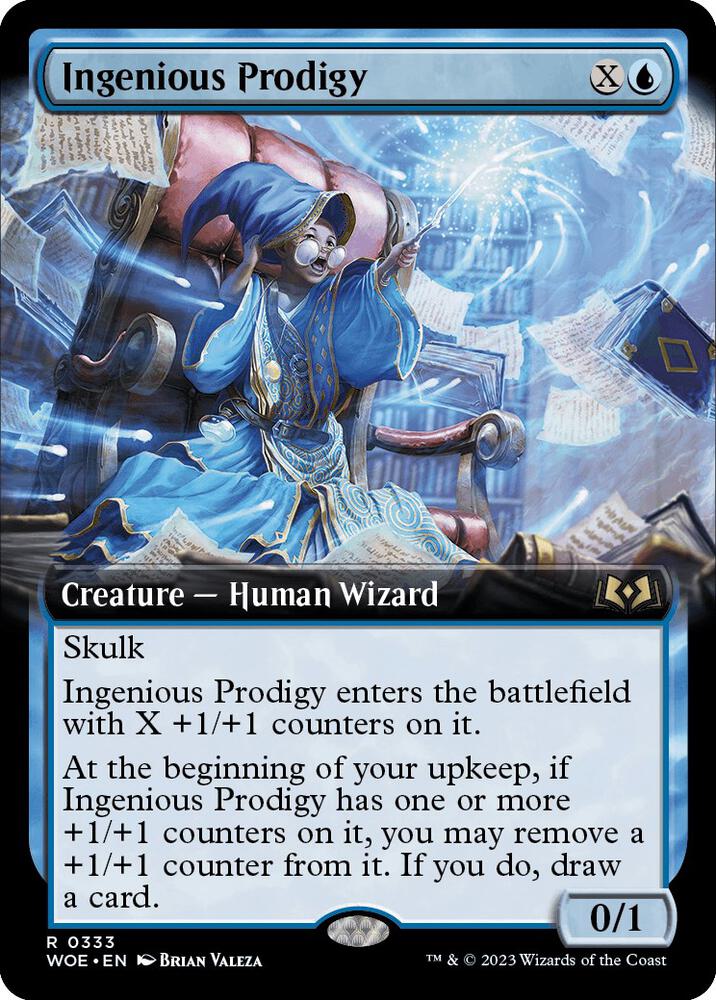 Ingenious Prodigy (Extended Art) (333) [Wilds of Eldraine] [Extended Art]