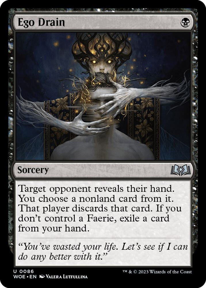 Ego Drain (86) [Wilds of Eldraine]