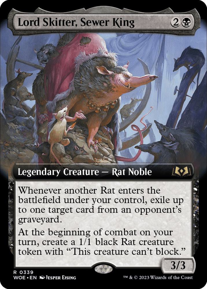 Lord Skitter, Sewer King (Extended Art) (339) [Wilds of Eldraine] [Extended Art]