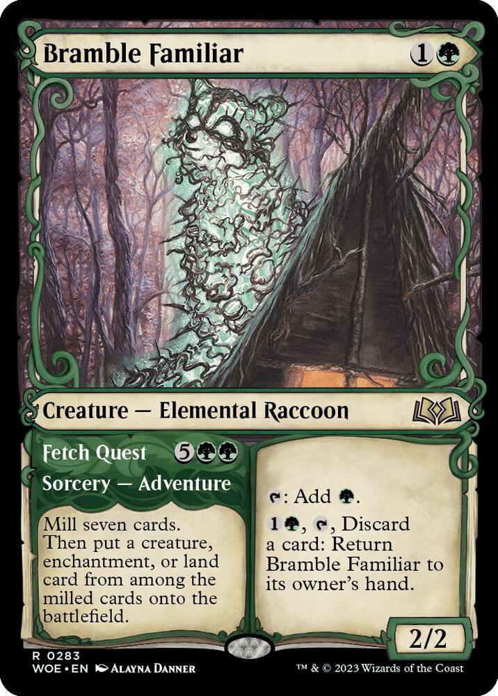 Bramble Familiar (Showcase) (283) [Wilds of Eldraine] [Showcase]