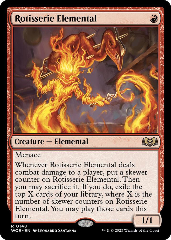 Rotisserie Elemental (148) [Wilds of Eldraine]