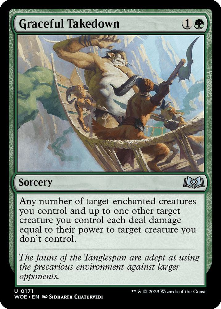 Graceful Takedown (171) [Wilds of Eldraine]