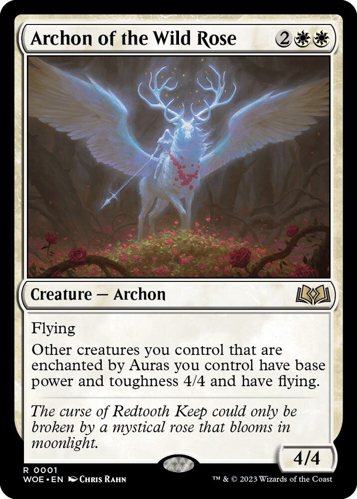 Archon of the Wild Rose (1) [Wilds of Eldraine]