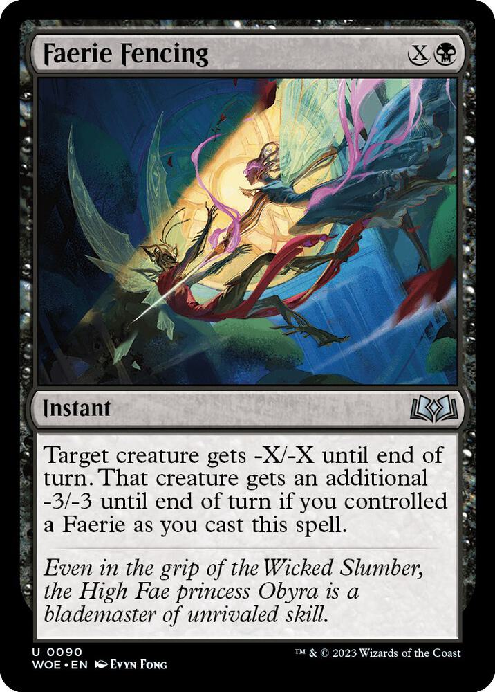 Faerie Fencing (90) [Wilds of Eldraine]