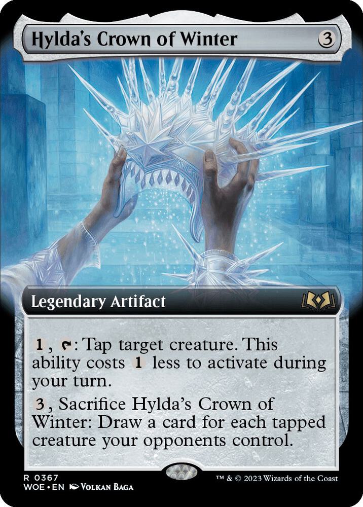 Hylda's Crown of Winter (Extended Art) (367) [Wilds of Eldraine] [Extended Art]
