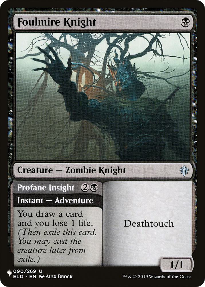 Foulmire Knight (ELD) (090/269) [The List]