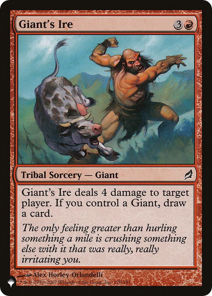 Giant's Ire (170/301) [The List]