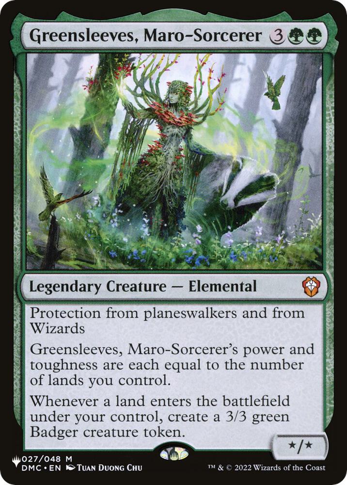 Greensleeves, Maro-Sorcerer (027/048) [The List]