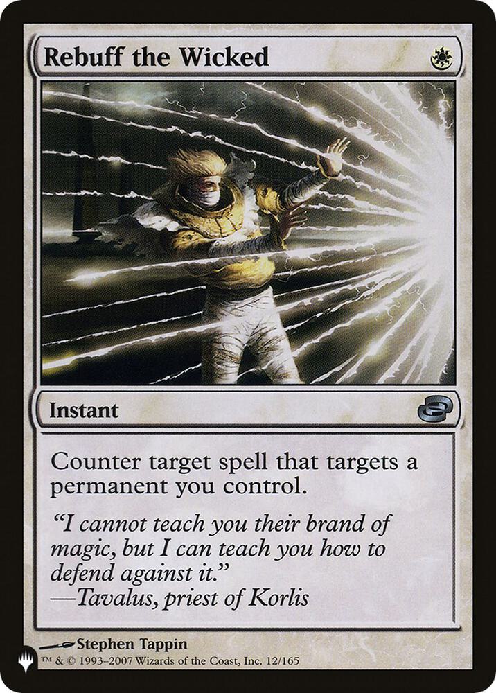Rebuff the Wicked (12/165) [The List]