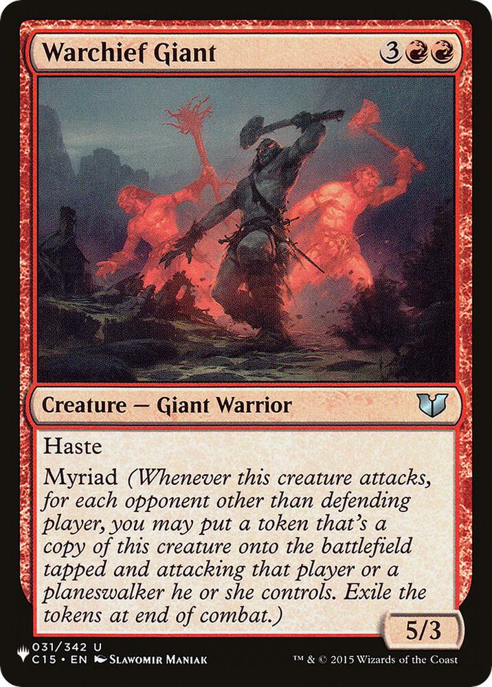 Warchief Giant (031/342) [The List]