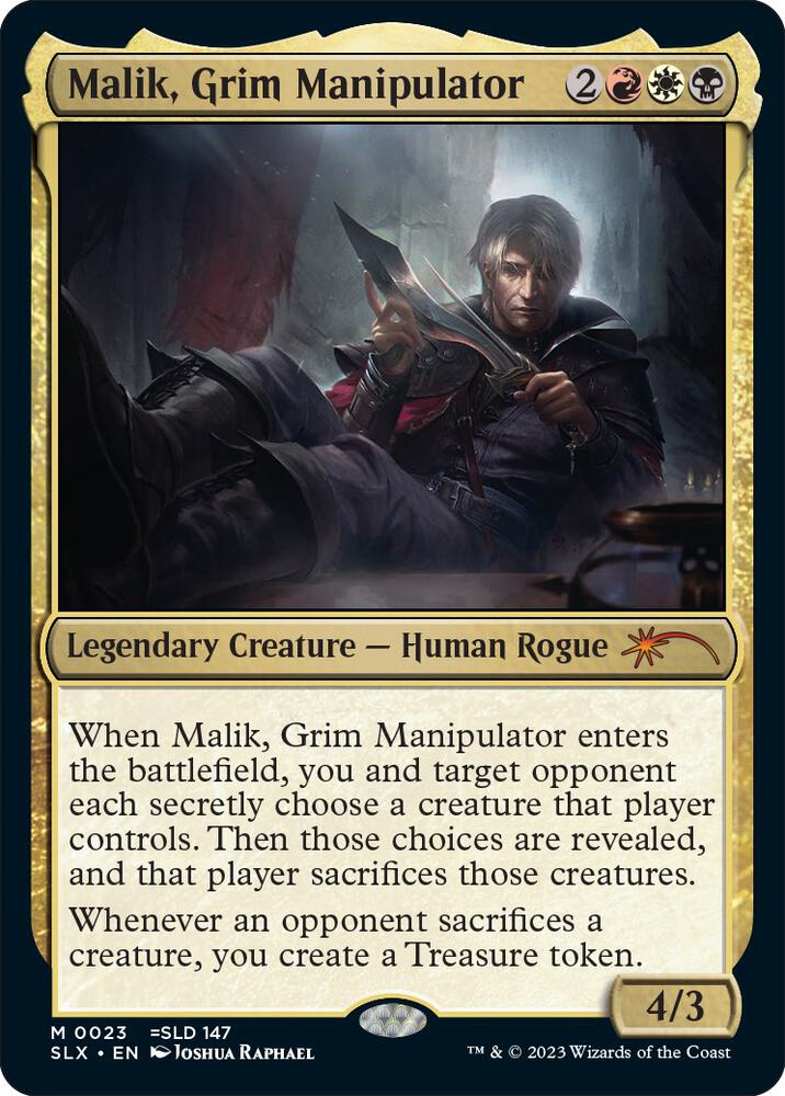 Malik, Grim Manipulator (23) [SLX Cards]