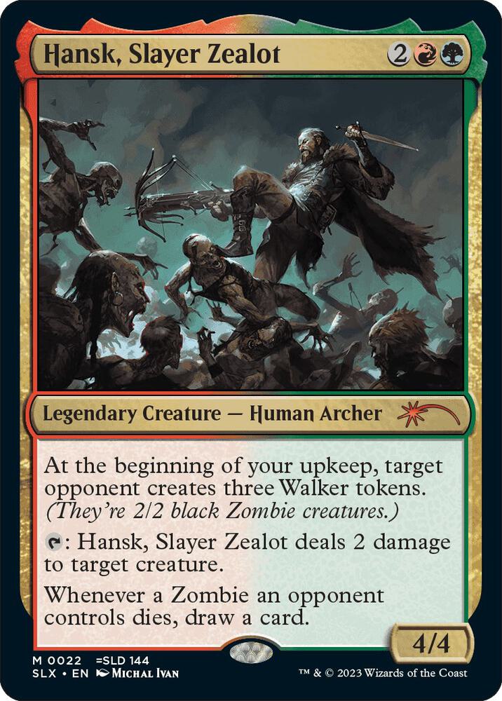 Hansk, Slayer Zealot (22) [SLX Cards]