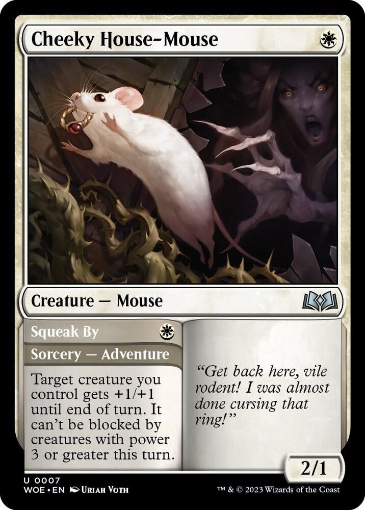 Cheeky House-Mouse (7) [Wilds of Eldraine]