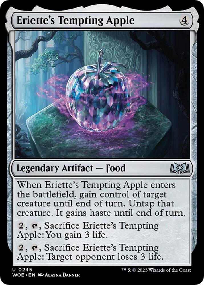 Eriette's Tempting Apple (245) [Wilds of Eldraine]