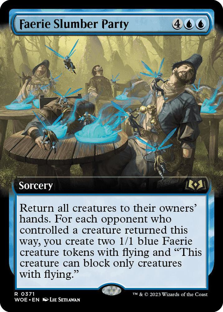 Faerie Slumber Party (Extended Art) (371) [Wilds of Eldraine] [Extended Art]