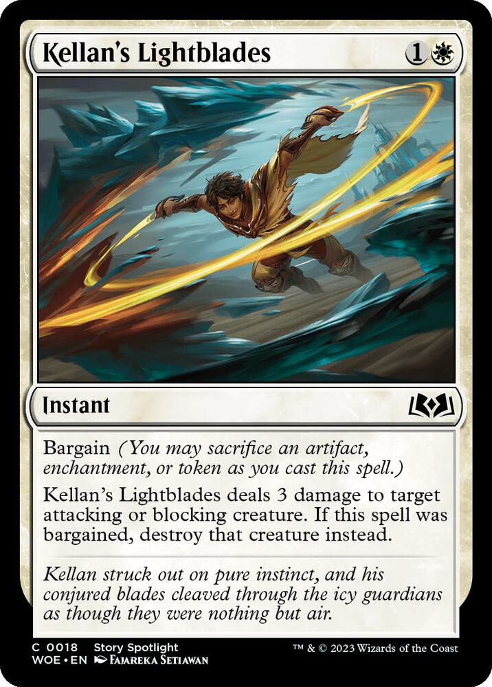 Kellan's Lightblades (18) [Wilds of Eldraine]