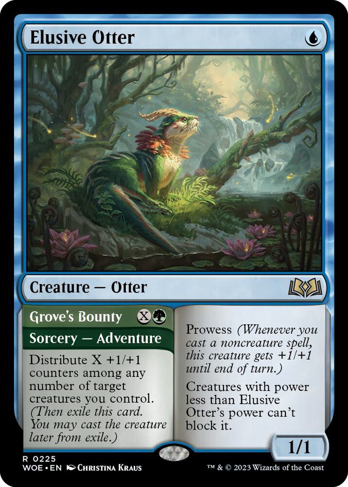 Elusive Otter (225) [Wilds of Eldraine]