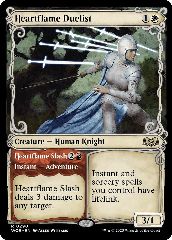 Heartflame Duelist (Showcase) (290) [Wilds of Eldraine] [Showcase]