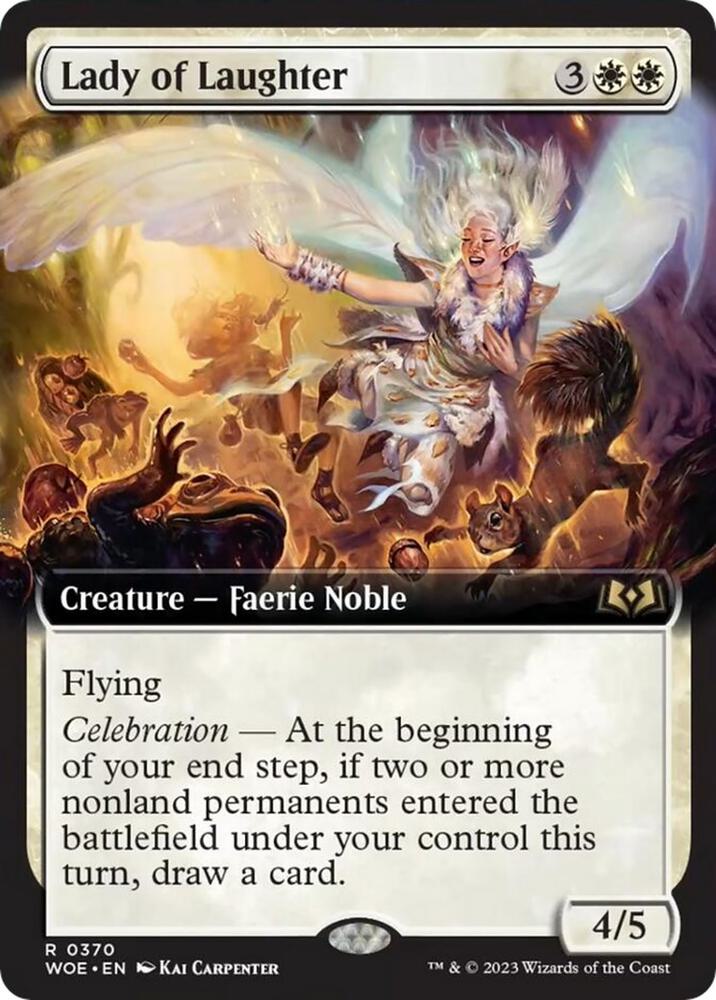 Lady of Laughter (Extended Art) (370) [Wilds of Eldraine] [Extended Art]