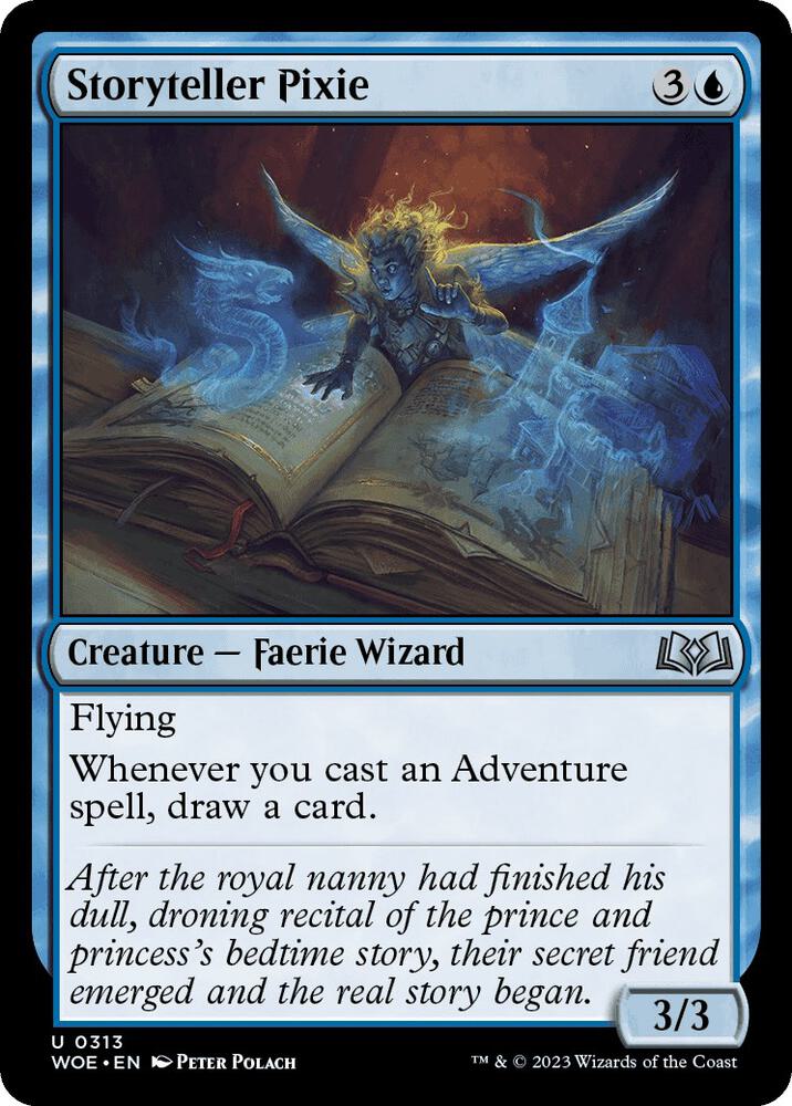 Storyteller Pixie (313) [Wilds of Eldraine]
