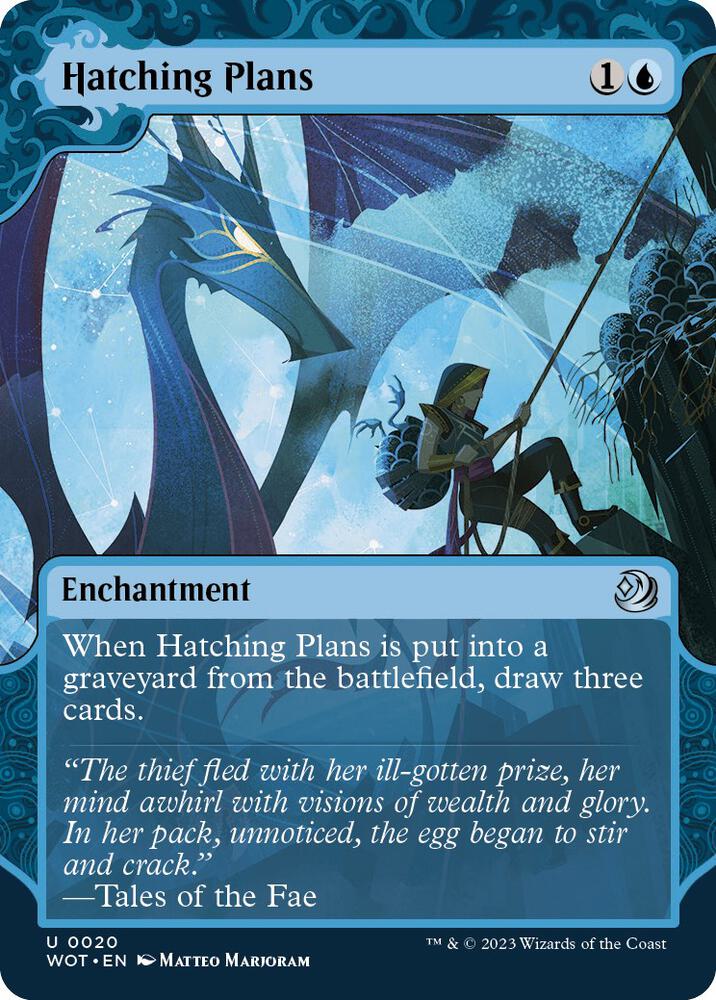 Hatching Plans (20) [Wilds of Eldraine: Enchanting Tales] [Showcase, Borderless]