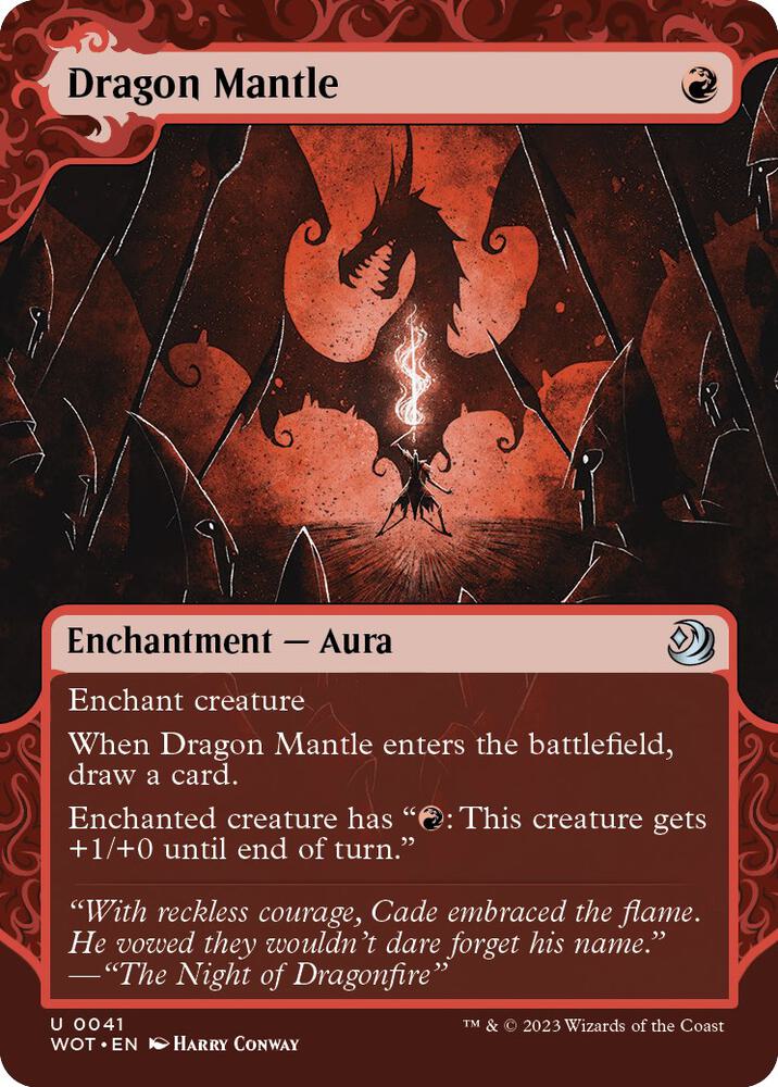 Dragon Mantle (41) [Wilds of Eldraine: Enchanting Tales] [Showcase, Borderless]