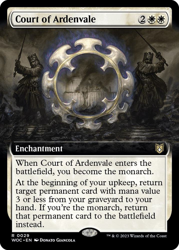 Court of Ardenvale (Extended Art) (29) [Wilds of Eldraine Commander] [Extended Art]