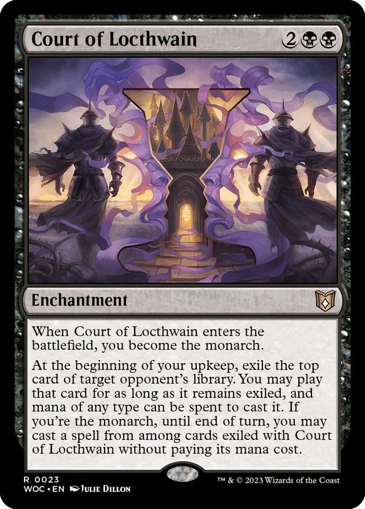 Court of Locthwain (23) [Wilds of Eldraine Commander]