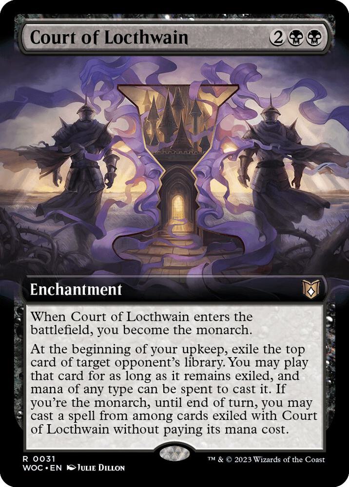 Court of Locthwain (Extended Art) (31) [Wilds of Eldraine Commander] [Extended Art]