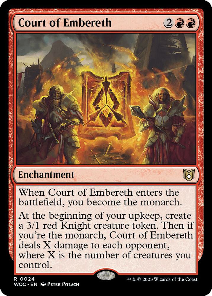 Court of Embereth (24) [Wilds of Eldraine Commander]