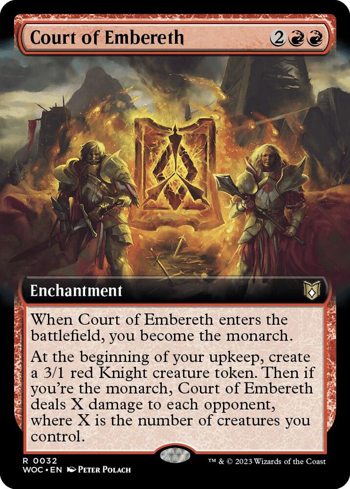 Court of Embereth (Extended Art) (32) [Wilds of Eldraine Commander] [Extended Art]