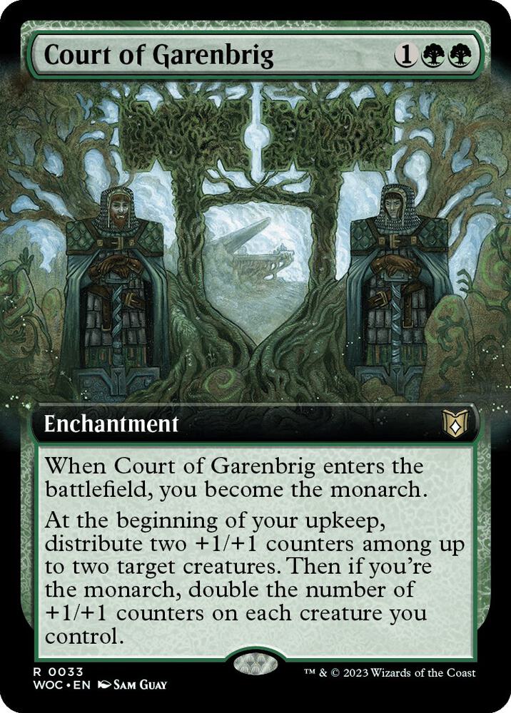Court of Garenbrig (Extended Art) (33) [Wilds of Eldraine Commander] [Extended Art]