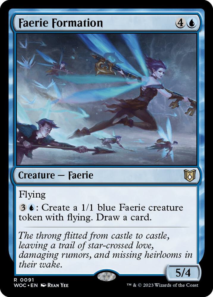 Faerie Formation (91) [Wilds of Eldraine Commander]