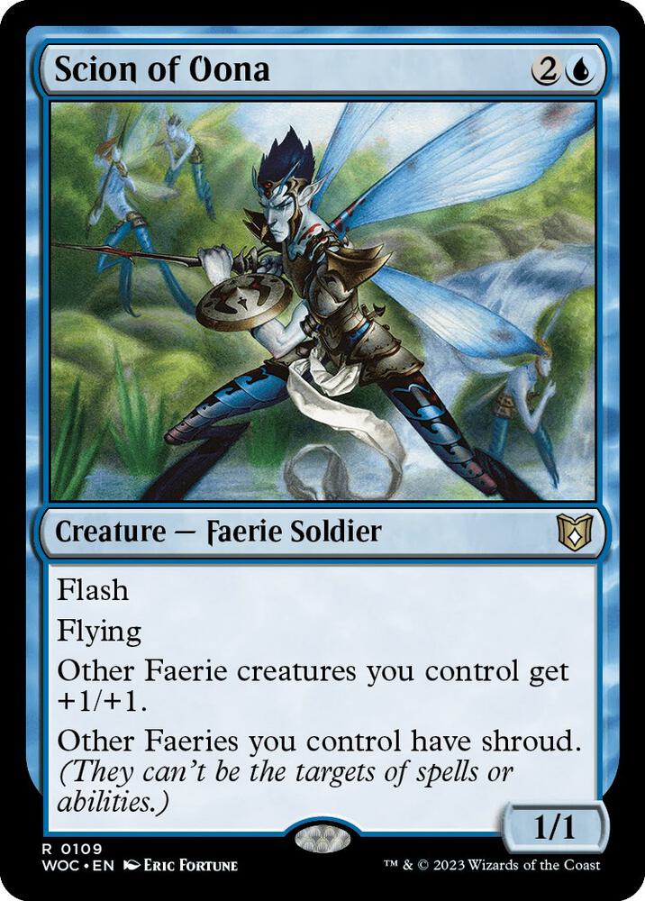Scion of Oona (109) [Wilds of Eldraine Commander]