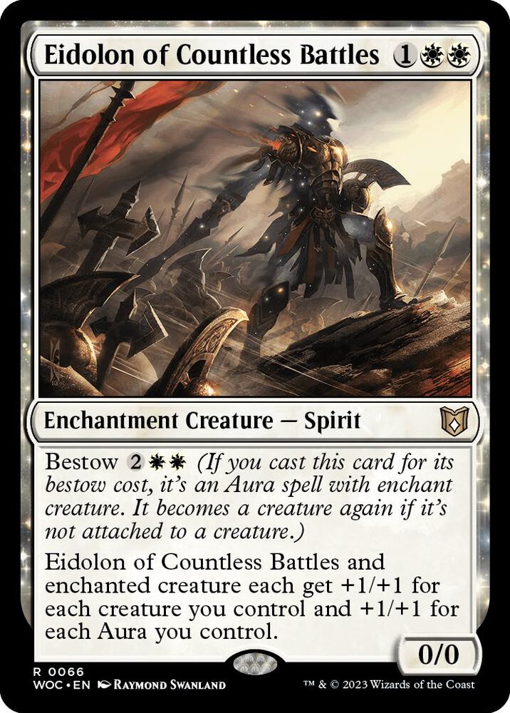 Eidolon of Countless Battles (66) [Wilds of Eldraine Commander]