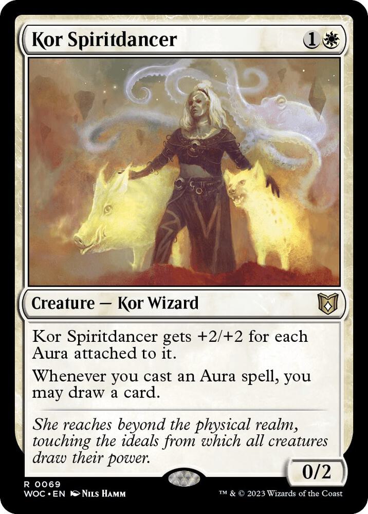 Kor Spiritdancer (69) [Wilds of Eldraine Commander]