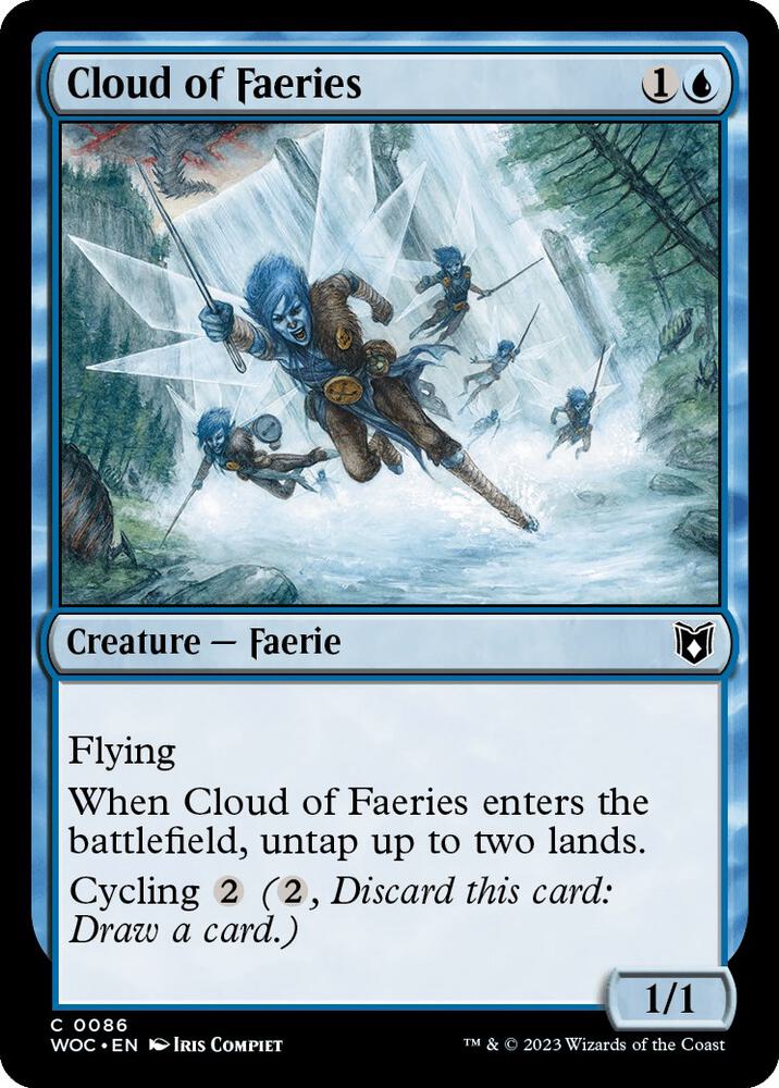 Cloud of Faeries (86) [Wilds of Eldraine Commander]