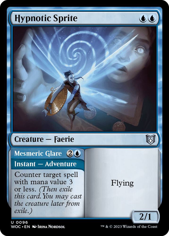 Hypnotic Sprite (96) [Wilds of Eldraine Commander]