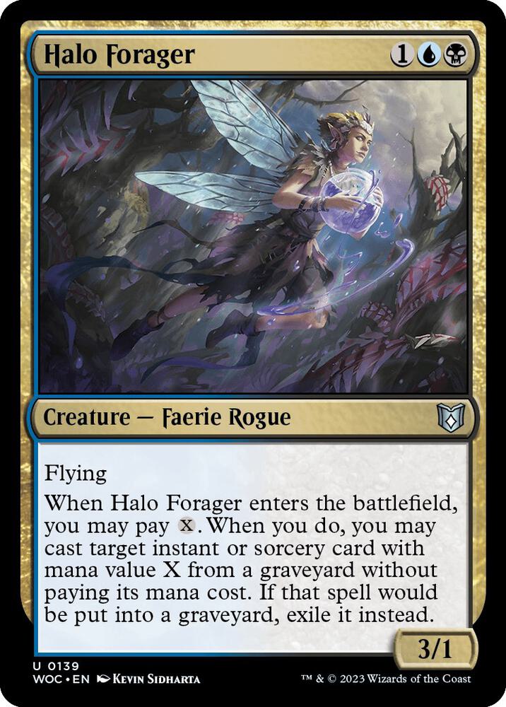 Halo Forager (139) [Wilds of Eldraine Commander]