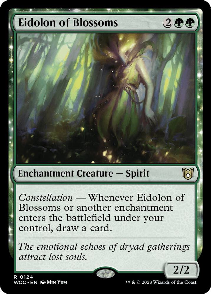 Eidolon of Blossoms (124) [Wilds of Eldraine Commander]