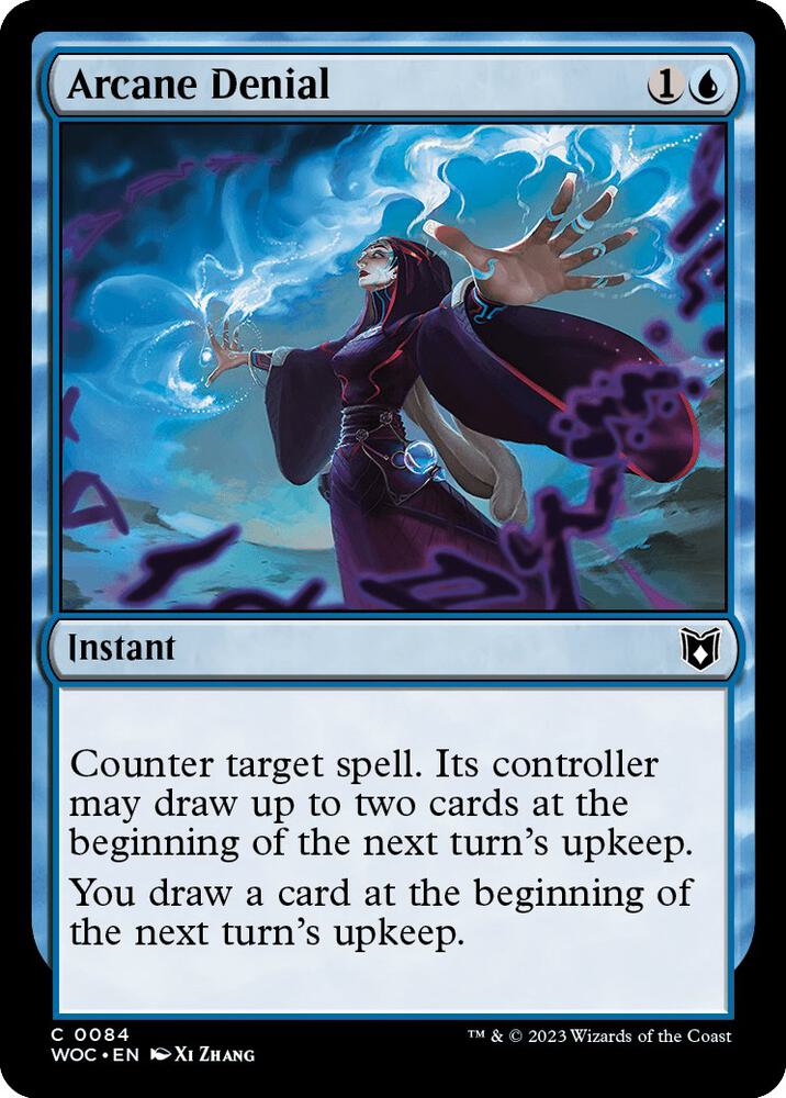 Arcane Denial (84) [Wilds of Eldraine Commander]