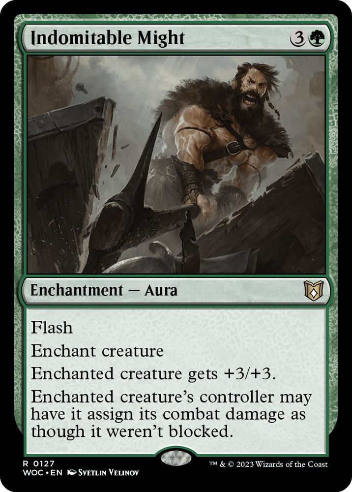 Indomitable Might (127) [Wilds of Eldraine Commander]