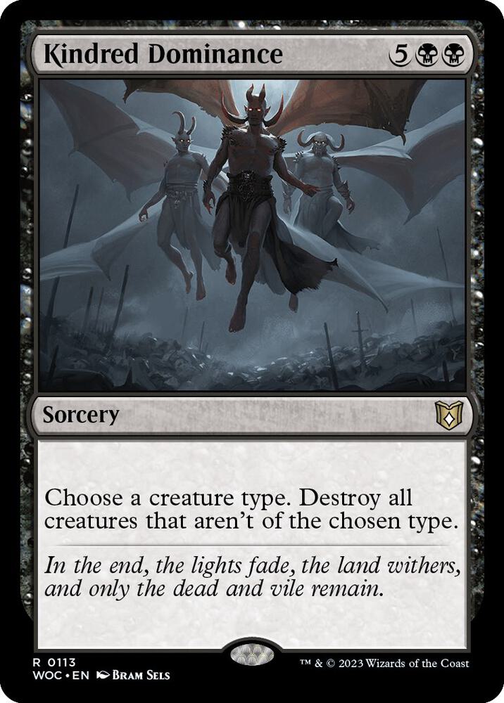 Kindred Dominance (113) [Wilds of Eldraine Commander]