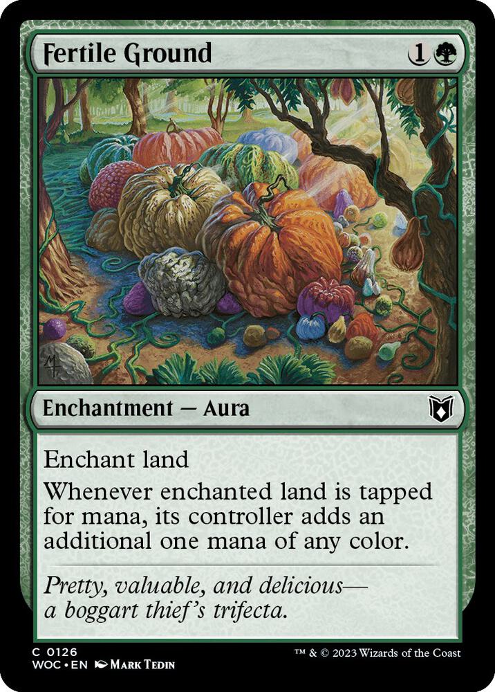 Fertile Ground (126) [Wilds of Eldraine Commander]