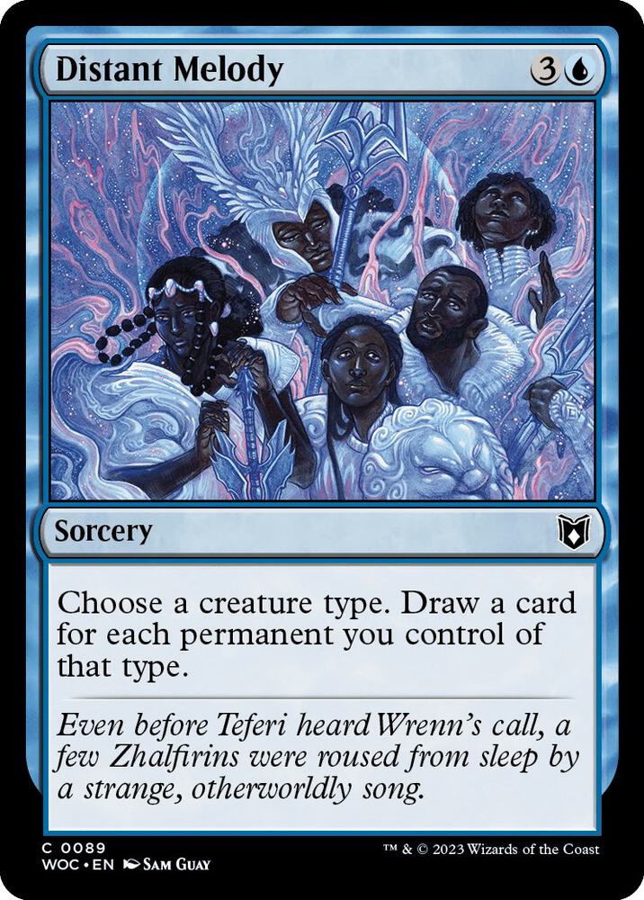 Distant Melody (89) [Wilds of Eldraine Commander]