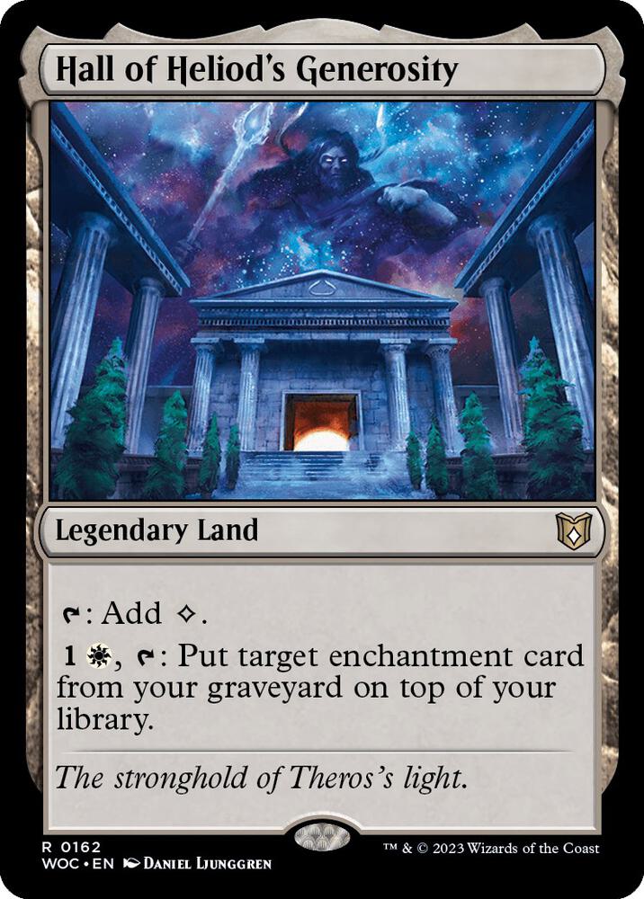 Hall of Heliod's Generosity (162) [Wilds of Eldraine Commander]