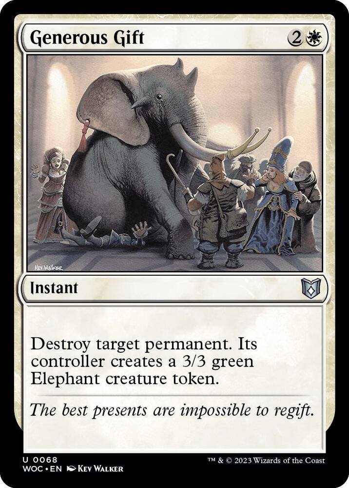 Generous Gift (68) [Wilds of Eldraine Commander]